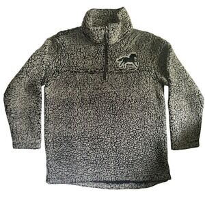 Back in the Saddle | Medium,‎ Canter Sherpa Fleece Quarter-Zip, black/grey/white